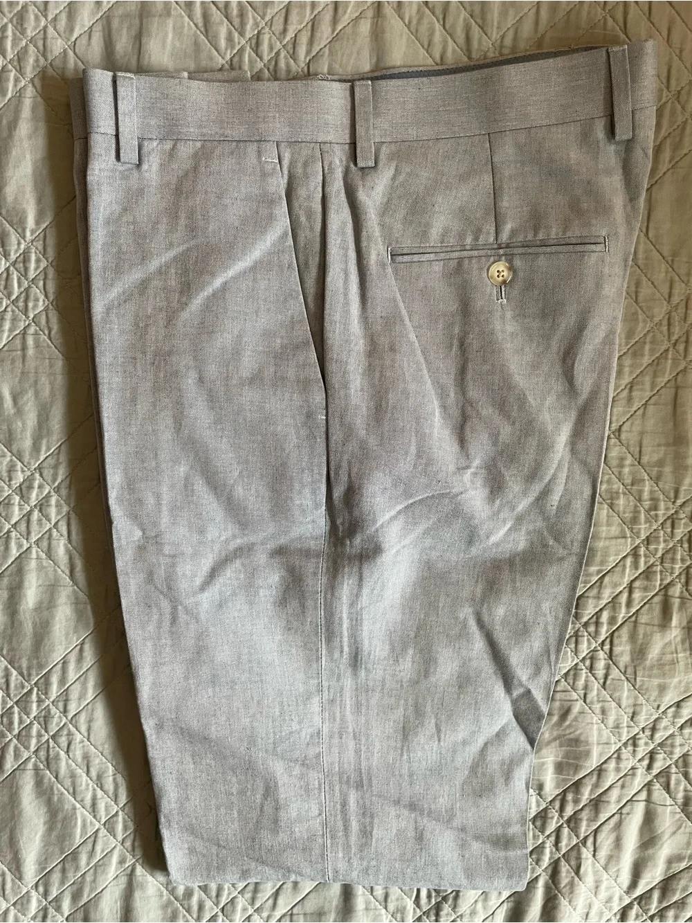 J. CREW Ludlow Slim-fit suit pant in Baird McNutt Irish cotton-linen Size 31